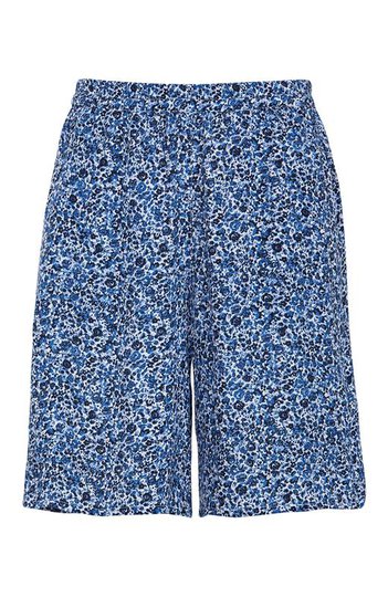 Cellbes Shorts i crepe Blå Mönstrad