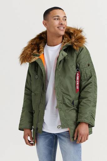 Alpha Industries Parkas N3B VF 59 257 Grön