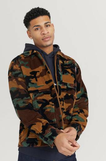 Timberland Overshirt YC Camo Corduroy Chore Multi