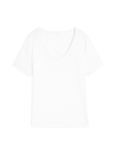 Lyocell Cotton Top - White