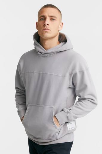 Champion Reverse Weave Hoodie Hooded Sweatshirt Grå