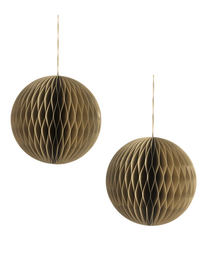 Honeycomb Ornaments 18.5 cm - Green