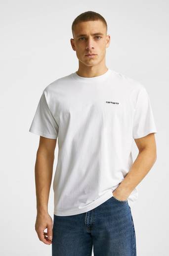 Carhartt WIP T-Shirt S/S Script Embroidery T-Shirt Vit