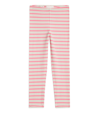 Ribbed Leggings - Pink