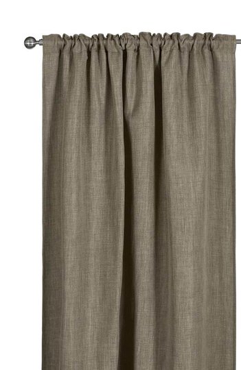 Cellbes Mörkläggningsgardin multiband 2-Pack Brun