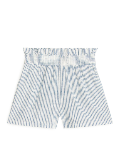 Paperbag Shorts - White