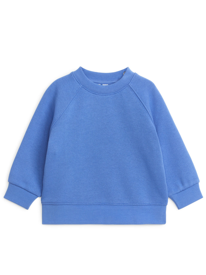 Cotton Terry Sweatshirt - Blue