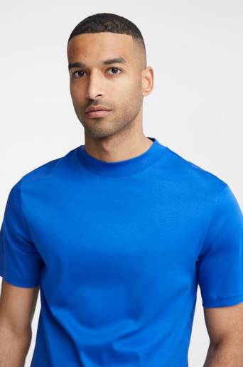 J.Lindeberg T-Shirt Ace Mock Neck T-Shirt Blå