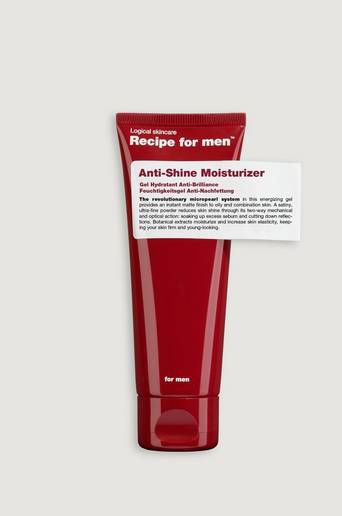 Recipe for men Anti-Shine Facial Moisturizer 75ml Grå