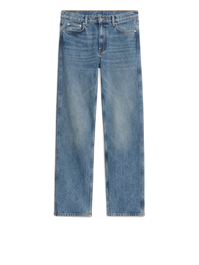 STRAIGHT Stretch Jeans - Blue