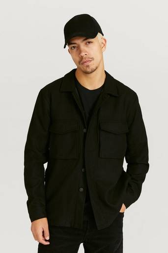 Neuw Overshirt Gille Svart