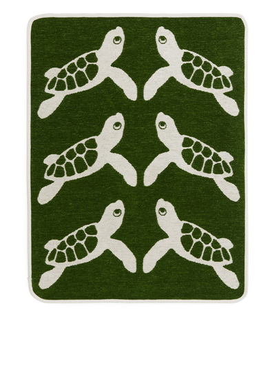 Klippan Chenille Baby Blanket - Green