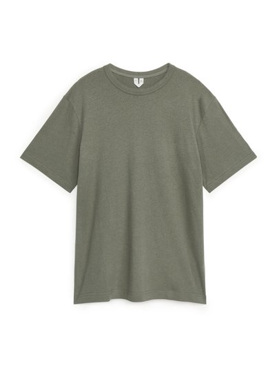 Cotton Linen T-Shirt - Grey