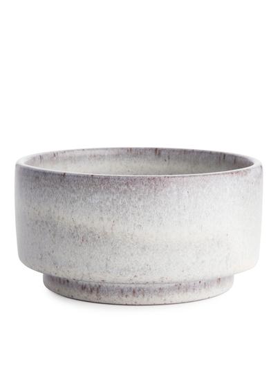 Terracotta Bowl 14 cm - White