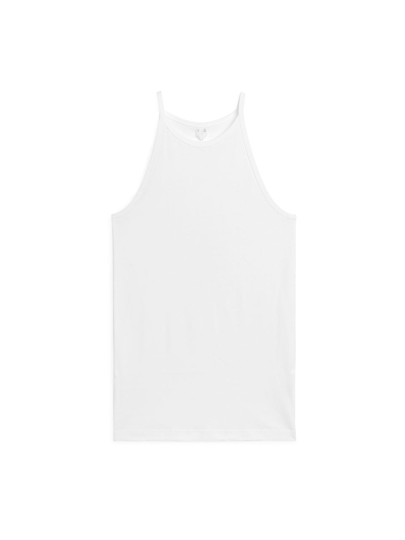 Racer Tank Top - White