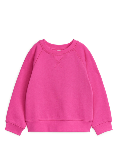 Crew-Neck Sweatshirt - Pink