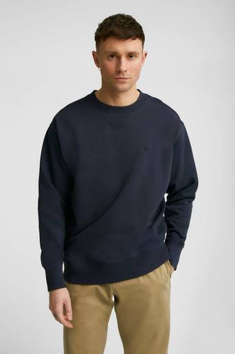Gant Sweatshirt D1. Icon G Essential C-Neck Sweat Blå