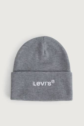 Levi's Mössa Wordmark Beanie Grå