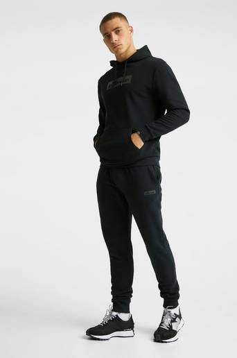 Ellesse Hoodie & Mjukisbyxor El Mese Jog Suit - Campaign Svart