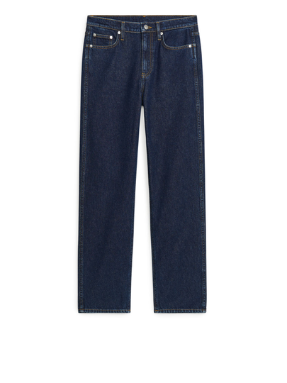 STRAIGHT Non-Stretch Jeans - Blue