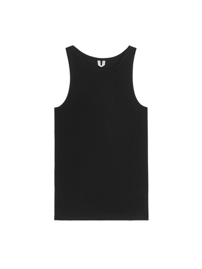 Silk Tank Top - Black