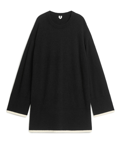Bouclé Jumper - Black