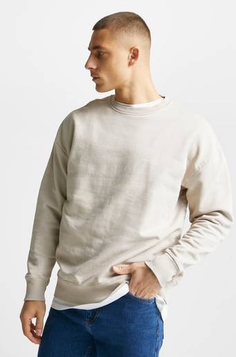 Just Junkies Sweatshirt Garment Crew Beige
