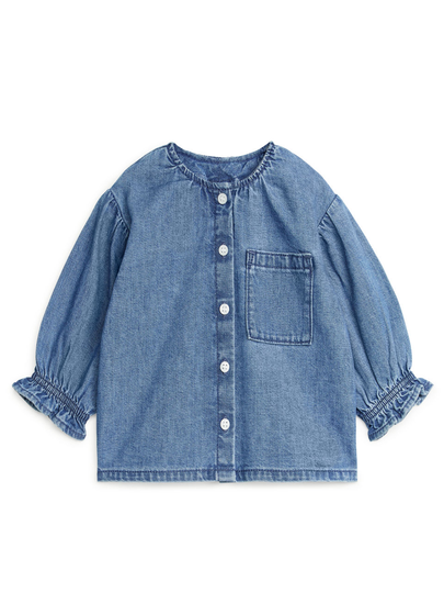 Denim Blouse - Blue