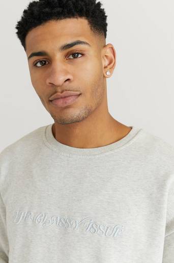 The Classy Issue Sweatshirt Original Sweater Grå