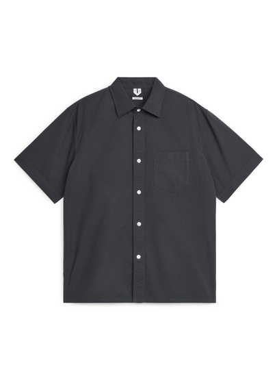 Lightweight Oxford Shirt - Grey