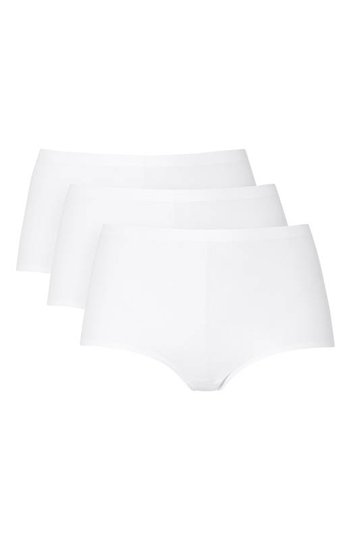 Cellbes Sömlös trosa hög midja 3-Pack Vit