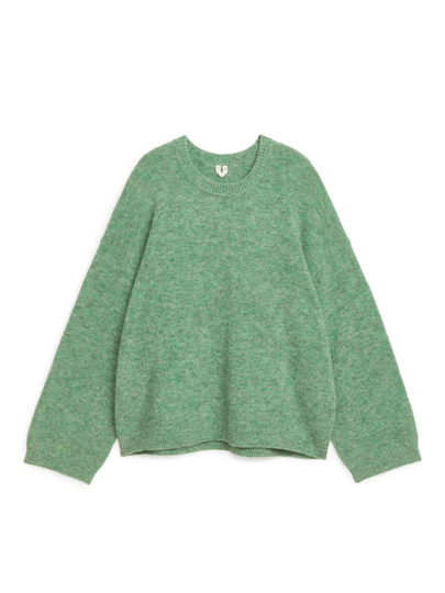Alpaca Blend Jumper - Green