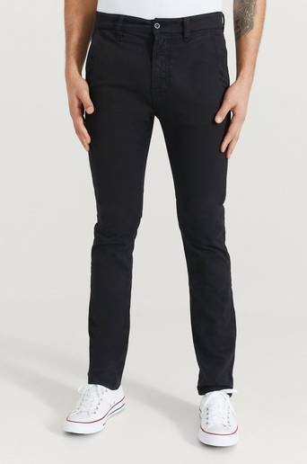 Nudie Jeans Byxor Slim Adam Svart