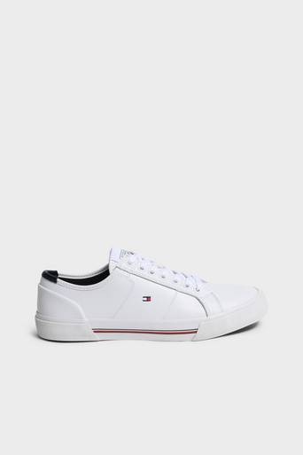 Tommy Hilfiger Sneakers Core Corporate Leather Vulc Vit