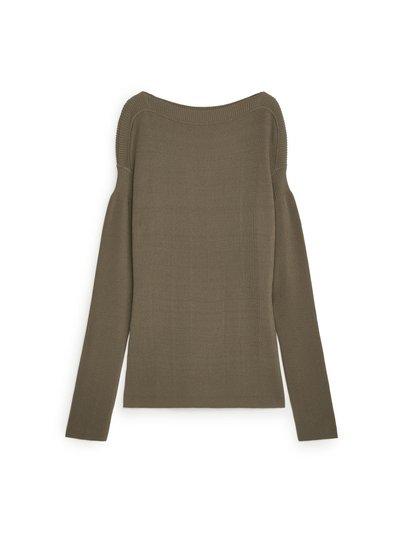 Puff Sleeve Jumper - Beige