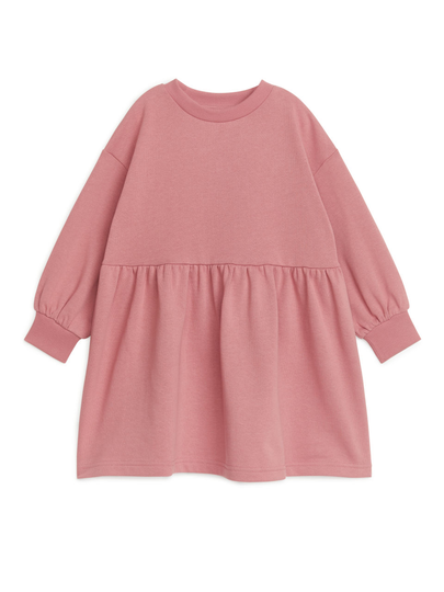 Oversized Sweatshirt Dress - Pink