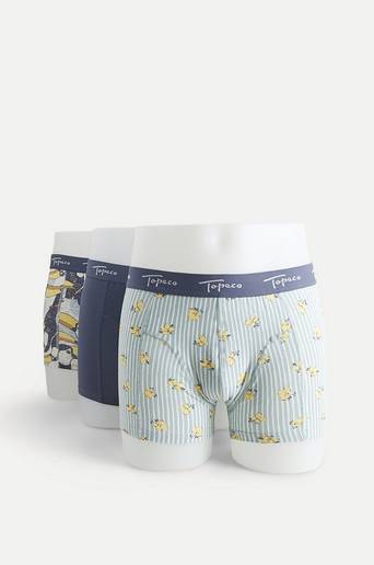Topeco 3-Pack Boxerkalsonger Men's Regular Boxer Multi