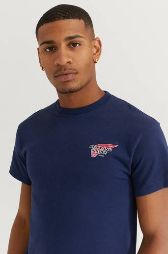 Red Wing Shoes T-Shirt Archive Ad T-Shirt Blå