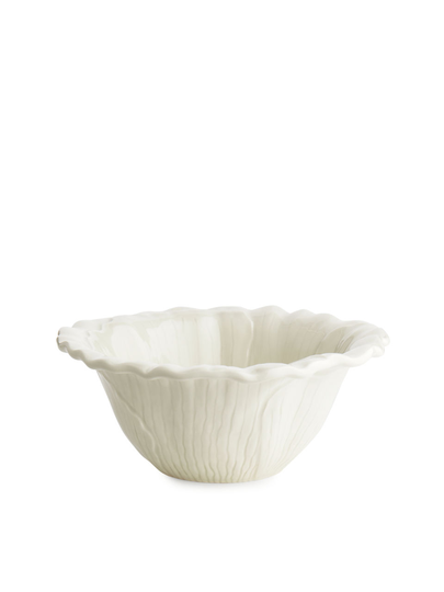 San Raphael Wild Flower Bowl 17 cm - White