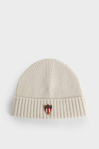 Gant Mössa D1. Gant Banner Shield Beanie Natur