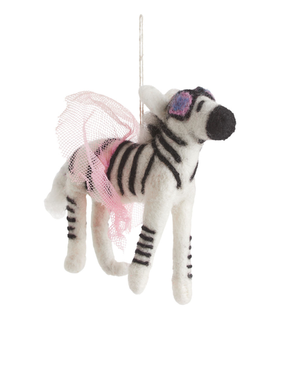 Felt So Good Sassy Zebra - White