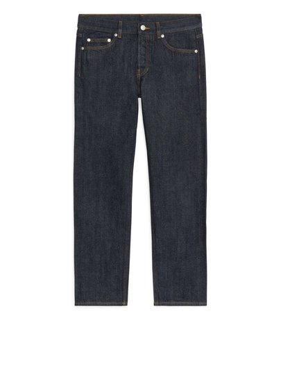 REGULAR Cropped Selvedge Jeans - Blue