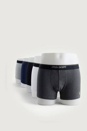 Lyle & Scott Boxerkalsonger Jackson 5-pack trunk Multi
