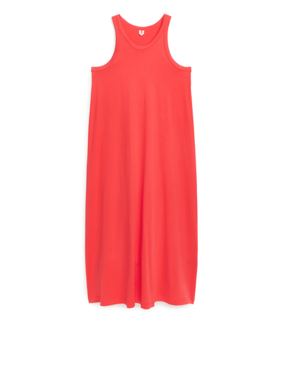 Jersey Maxi Dress - Red