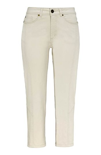 Cellbes Capribyxa med dekorsömmar Mia Beige