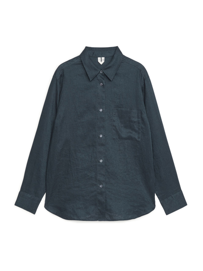 Lightweight Linen Shirt - Blue