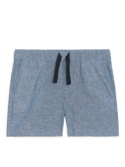 Drawstring Shorts - Blue