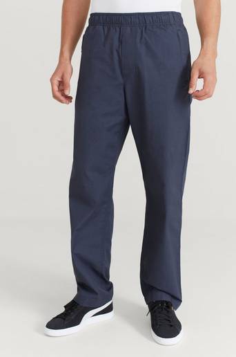 Wood Wood Byxor Stanley Ripstop Trousers Blå