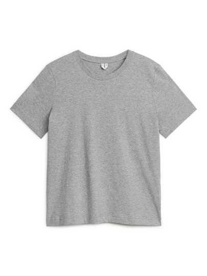 Crew-Neck T-shirt - Grey