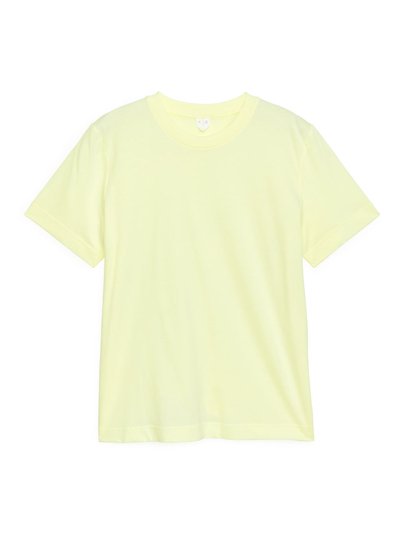 Crew-Neck T-shirt - Yellow